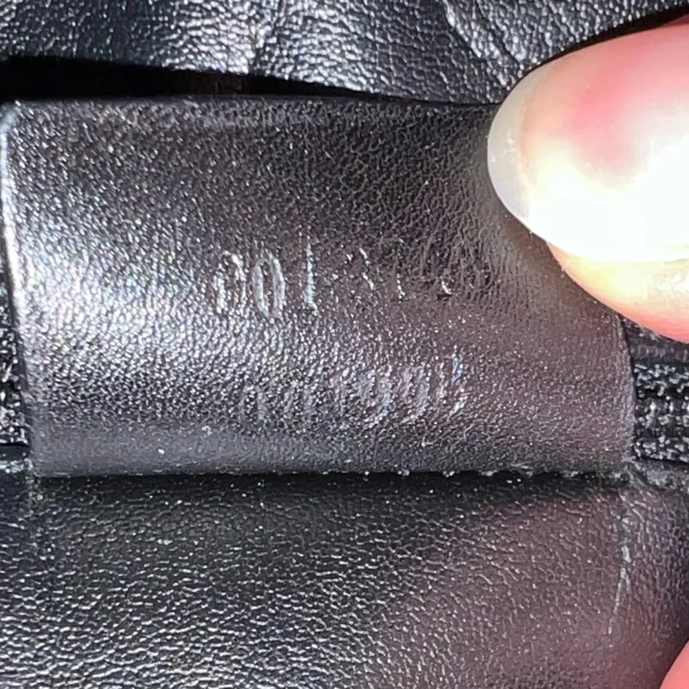 Gucci Monogram bag Canvas and black leather - Picture 10 of 10